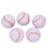 Pacote com 12 Bolas de Beisebol e Softball de 9 Polegadas para Treinamento de Jovens e Adultos, Bola de Rebatidas Esportivas para Treinamento de 3