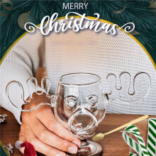 2X Christmas Vacation Movie Mug Glass Wavy Double Layer Glass Mug Ceramic Coffee Mugs Cups Ceramic Coffee Mugs Single