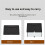 2pcs 20 Inch Screen Magnifier 3D HD Phone Magnification Projector Screen Magnification Black 6