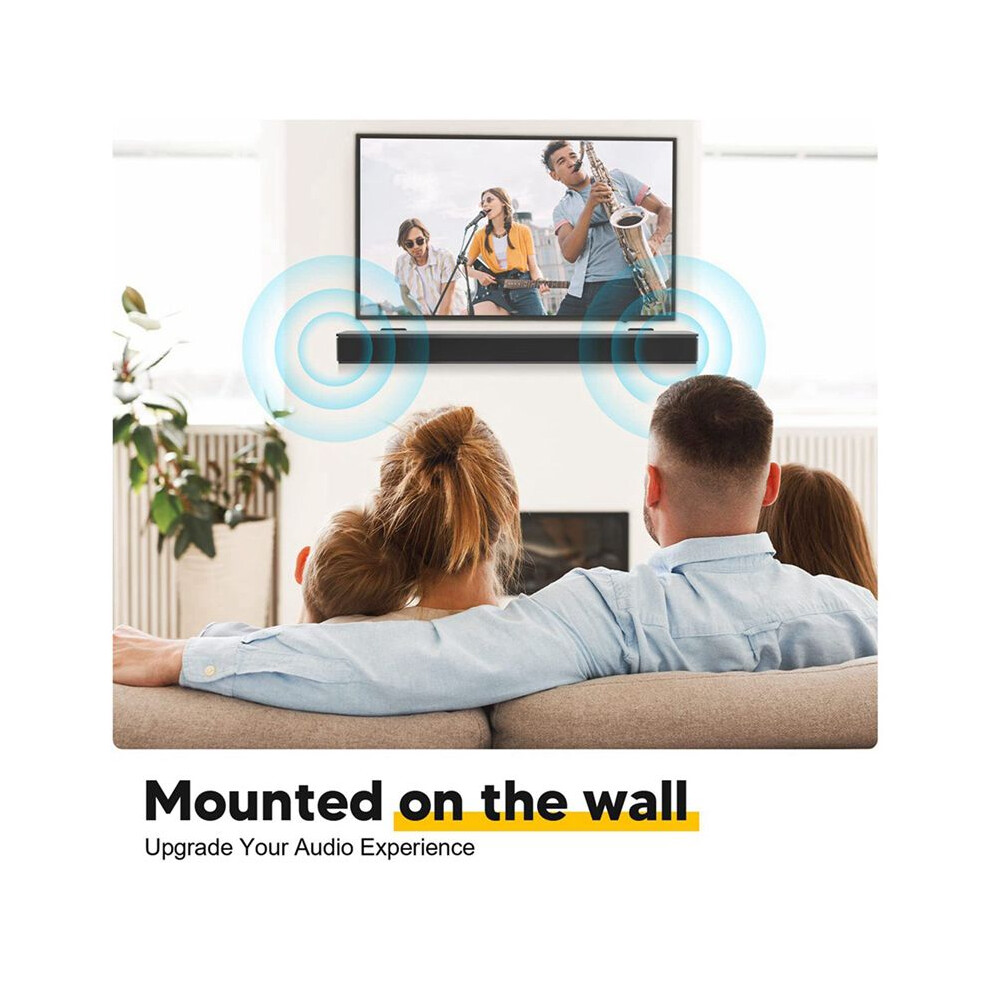 4X Sound Bar Mounts Wall Brackets Easy To Install Anti-Drop Wall Shelf, Universal Soundbar Speaker Mounting Bracket 6033488576082