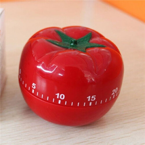 2X 1-60Min 360 Degree Fashion Cute Indoor Kitchen Practical Tomato Mechanical Countdown Timer 2