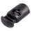 Diameter 8 mm Hole, Cord Cord Stopper Laces Snap Hook, Black, 20 Pcs 6