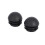6 Pcs 25mm Dia Plastic Round Tube Inserts End Blanking Caps Black 7
