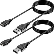 Charging Cable 2 Pack USB Charger Cord 100cm and 50cm for Garmin Forerunner 935 945 255 245