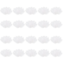 200 Pieces White Natural Ostrich Feather 20-25cm Wedding DIY