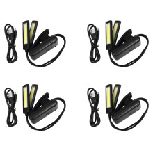 4X Music Stand Light Clip  LED Lamp - No Flicker, Fully Adjustable, 6 Levels of Brightness - Also for Book Reading