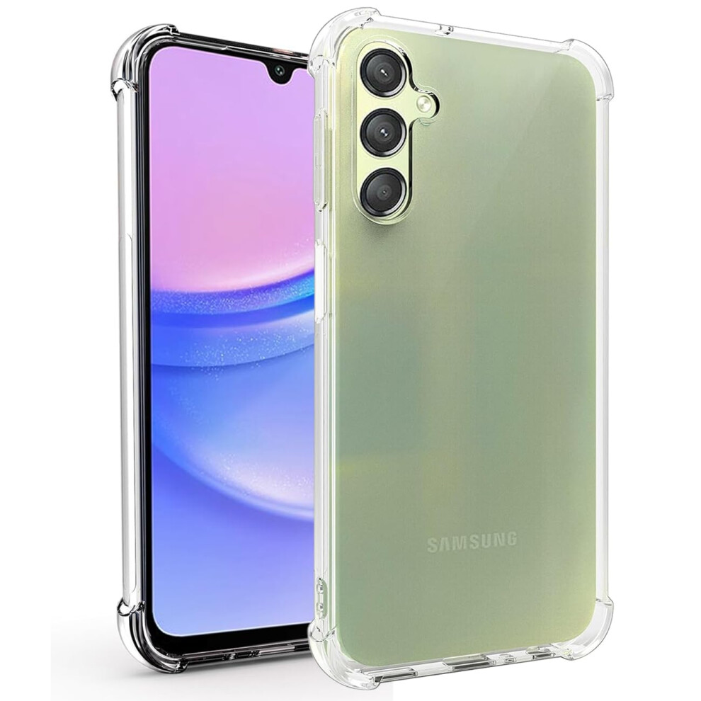 Case Crystal Clear Shockproof Tpu Cover With AntiâYellowing Finish And Slim Design For Samsung Galaxy A15 9330225996385