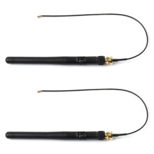 2X Waveshare Compute Module 4 Antenna Kit for Use with Raspberry Pi Compute Module 4, Supports 2.4G/5G