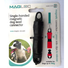 Black Magloc one handed lead to collar connector