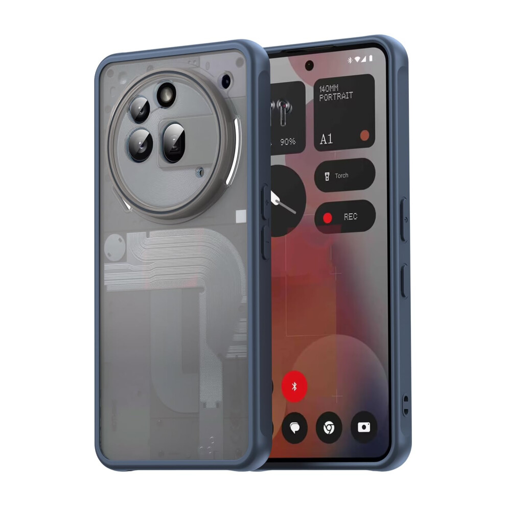 Case For Nothing Phone 3A Pro With MilitaryâGrade Protection, ShockâAbsorbing Corners, Matte Slim Cover Â Blue 9330225996439