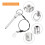 2Pcs Quick Release Pin, 6x50mm(Dia.X L) Push-Button  Locking Pin Stainless Steel Ring Handle Locking Pin with Wire 2