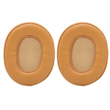 Bequeme Leder-Ohrpolster für Skullcandy Crusher 3.0 Wireless, hellbraun