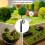 Static Grass Applicator Flocking Kit-Sand Table Model Materials Set,Applicator with Anti-Slip Handle for Landscape 4