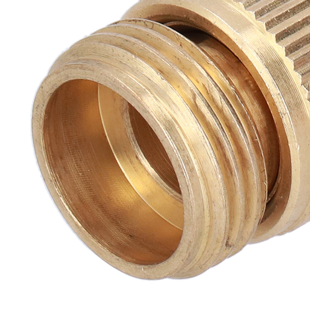 Brass Water Hose Connectors 4 Piece Set