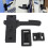 RV Screen Door Latch Right Hand Handle Replacement Kit Black Nylon Easy Installation Secure Fit 3