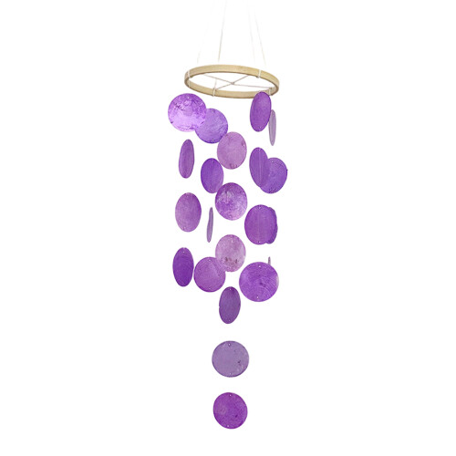 Wind Chimes for Outside,Sea Shell Wind Chimes-Purpleshell wind