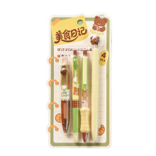 4 Stück Twist Action Gel-Tintenstift, schnell trocknender,-Typ4