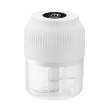 Fast Speed Food Chopper Electric Garlic Crusher Machine-White