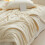 Bubbled Plaids Throw Blanket Machine Washable-Milky white B 6