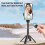 3in1 Selfie Stick Tripod with Bluetooth Remote, Extendable 14.37' Foldable Stand for iPhone Android Vlogging and Travel 5