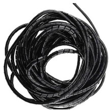Cable Management Sleeve 15m 6mm Flexible Spiral Cable Wrap for Tidy Wiring and Cable Protection