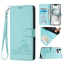 Wallet Case for Samsung Galaxy A21 PU Leather Flip Cover with Magnetic Closure Card Holder and Kickstand