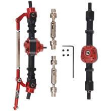 4X Metal Front & Rear Bridge Axle with Drive Shaft for MN D90 D91 D96 D99S MN-90 MN99S 1/12 RC Car Upgrade Parts,1