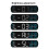 Digital Wall Clock Digital Clock with Colors-Black shell green 5