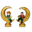 Traditional Arabian Theme Middle Eastern Figure Sitting On-Fat 2