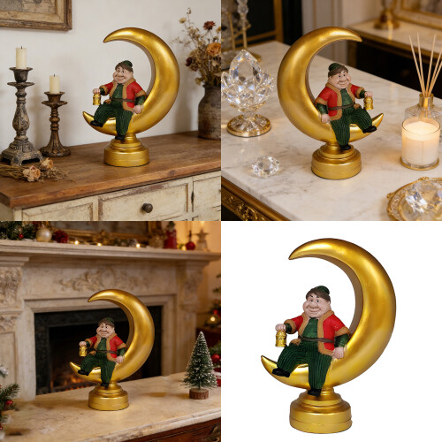 Traditional Arabian Theme Middle Eastern Figure Sitting On-Fat 2