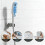 Ergonomic Pet Bath Water Head With Suction Hook-Black and white 7