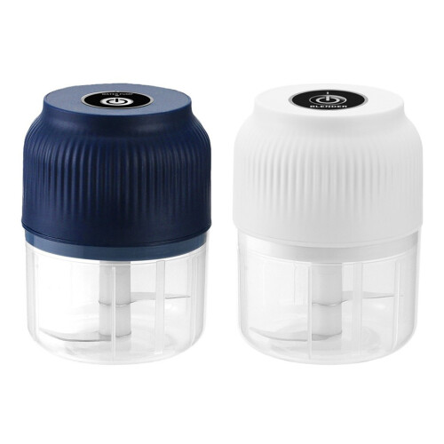 Powerful Mini Food Crusher 260ml Quiet Operation Ideal For-Blue 1