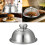 Rostfreier runder Grilldeckel mit Griff,-24CM 4