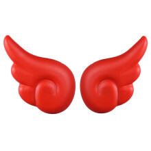 1 Paar Helm Engel FlüGel Dekoration für Snowboard Skifahren Radfahren Fahrrad Helm für Kinder und Erwachsene Helm Dekoration 5
