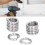 Marine Grade Stainless Steel Spring Lock Washers 150pcs Split Square M3 1