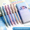 Packung mit 6 Press Styles-Schreibstiften, 0,5 mm, glatte-Typ3 5