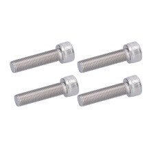 A2 Stainless Steel 4Pcs M10x40 Hex Socket Cap Bolts Fine Pitch Fastener