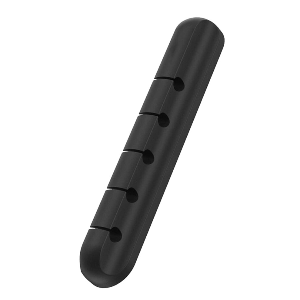 Cable Organizer Silicone Cord Management Clip For Desktop Usb Power Cables Tangle Black 9455672228251