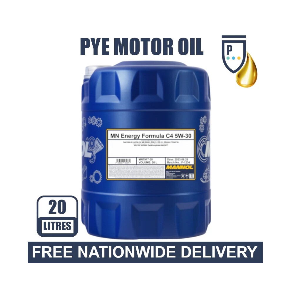 Mannol 7917 5W30 Fully Synthetic Low Saps 20L 85308282