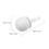 Rolling Cane Tip Replacement for Hook Style Walking Stick, Smooth Roll, White, Indoor Outdoor 2