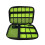 Electronics Organizer Waterproof Cable Travel Bag Green MultiDevice Storage Case for Accessories 3