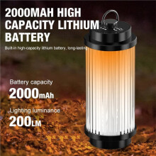 USB Rechargeable Camping Lanterns Outdoor Tent Lamp Powerful LED Flashlights Camp Light