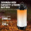 USB Rechargeable Camping Lanterns Outdoor Tent Lamp Powerful  LED Flashlights Camp Light 4
