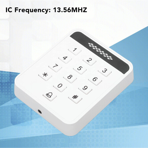 Door Access Control Keypad with IC Card, 3 Opening Methods, 1000 Users for Office and Apartment 1