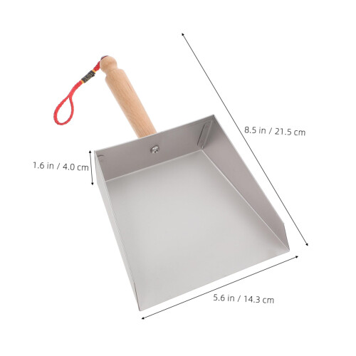Tabletop Dustpan with Handle for Quick Debris Cleanup, Compact Desk Sweeper for Home and School 1