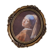 Elegant Retro Resin Wall Mounted Picture Frame with Antique-A05
