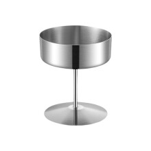 Modern 304 Stainless Steel Puddings Bowl Ice-Silver S size