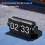 Durable PVC Schedule Management clock With Interval-Black 2