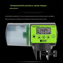 Automatic Aquarium Feeder, Smart Timer and Large Capacity Fish Tank Feeder in White