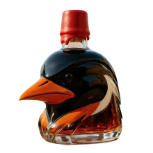 Funny Hawks Head Glass Liquor Bottle Whiskeys Decanter for-B
